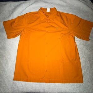 Nike Men's Bright Orange Casual Shirt